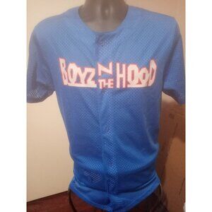 Boyz in the Hood South Central 1991 Jersey Button Up Shirt Men’s Medium M Blue